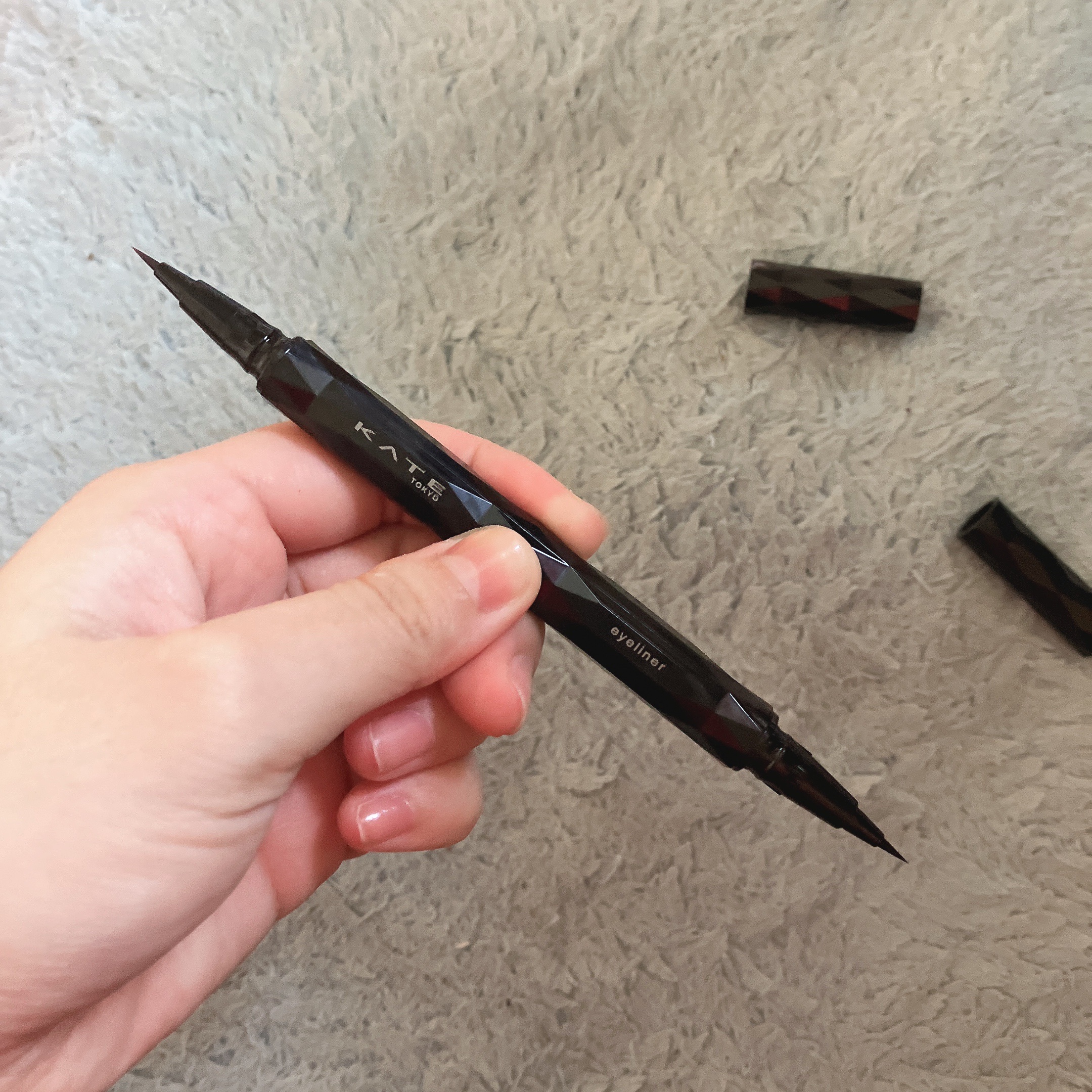 スーパーシャープライナーEX4.0 BK-1 漆黒ブラック(レフィル)/KATE/リキッドアイライナーを使ったクチコミ（1枚目）