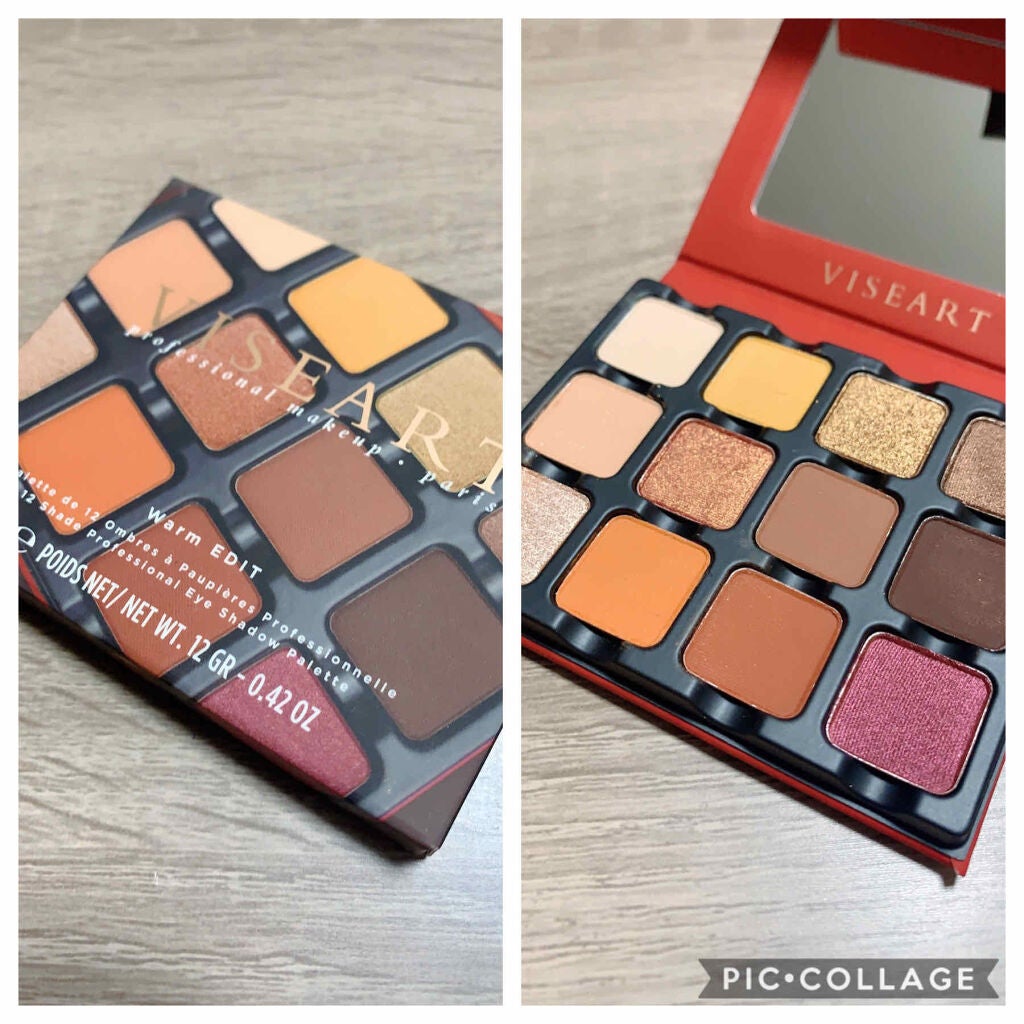 Paris EDIT Eye Shadow Palette/VISEART/アイシャドウパレットを使ったクチコミ(1枚目)