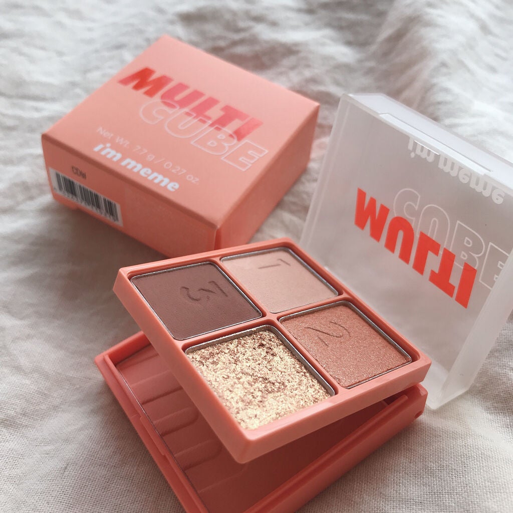 マルチキューブ/i’m meme/アイシャドウパレットを使ったクチコミ(2枚目)