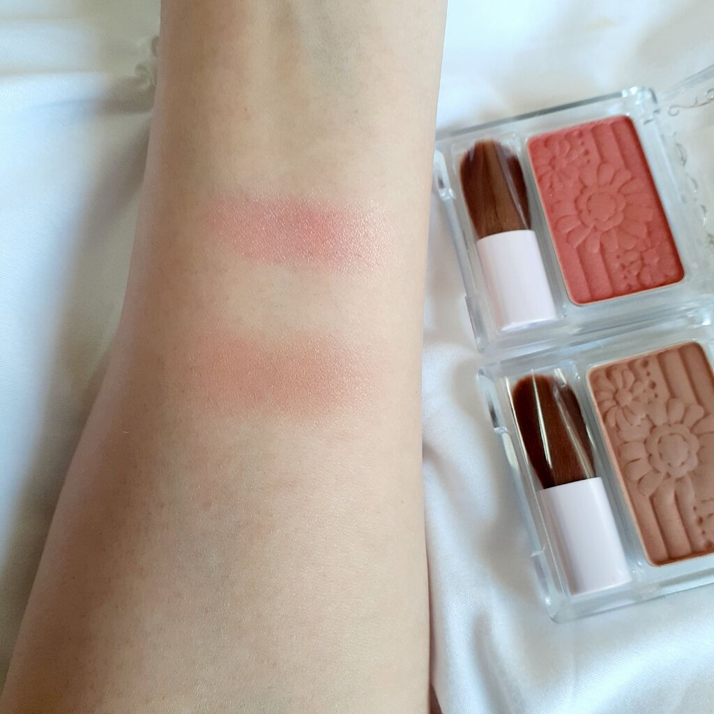 【旧品】パウダーチークス/キャンメイク/パウダーチークを使ったクチコミ(2枚目)