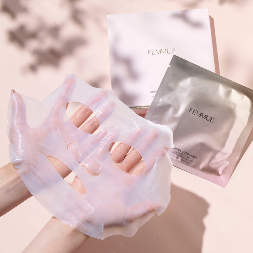 ドリームグロウマスク RR(透明感・キメ)/FEMMUE/シートマスク・パックを使ったクチコミ(2枚目)