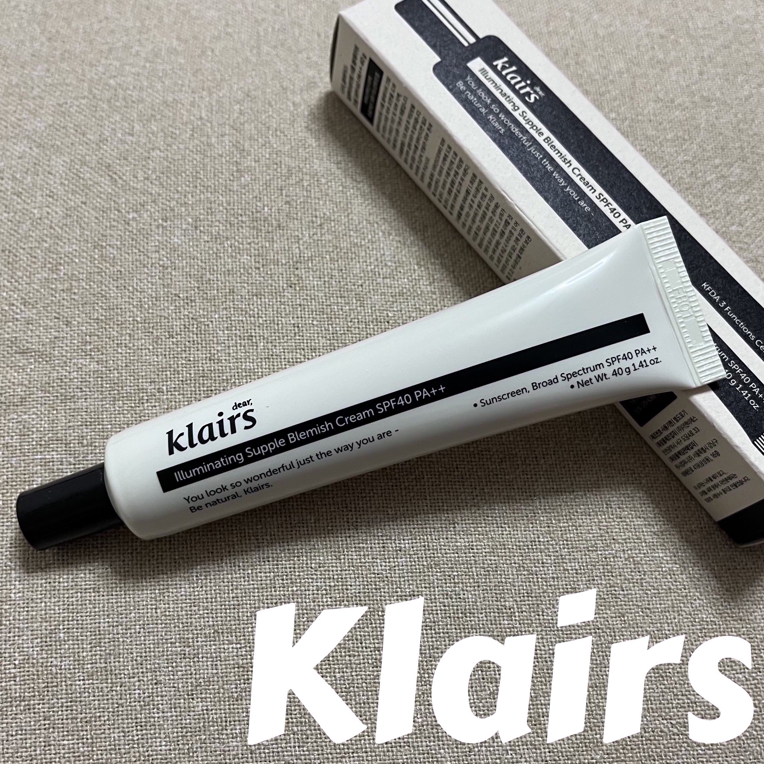 イルミネーティングサプルブレミッシュクリーム(40ml)/Klairs/化粧下地を使ったクチコミ（1枚目）