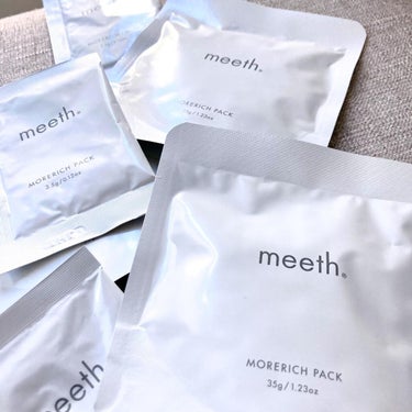 meeth モアリッチパックのクチコミ「なんとなーく美意識高い系で
手が出せなかった炭酸系パック
⁡
⁡
⁡
結果から言うと早く使って.....」（2枚目）