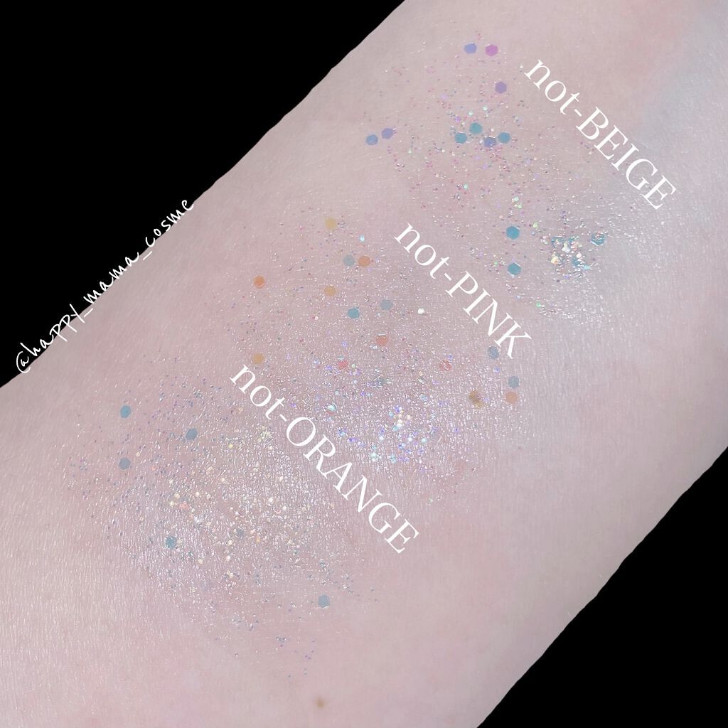  ダズリングアイグリッター/NAMING./リキッドアイシャドウを使ったクチコミ（2枚目）