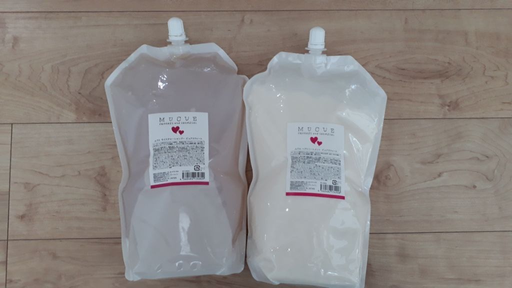 ムクエ モイスチャーシャンプー/トリートメント/ハホニコハッピーライフ/サロンシャンプーを使ったクチコミ（1枚目）