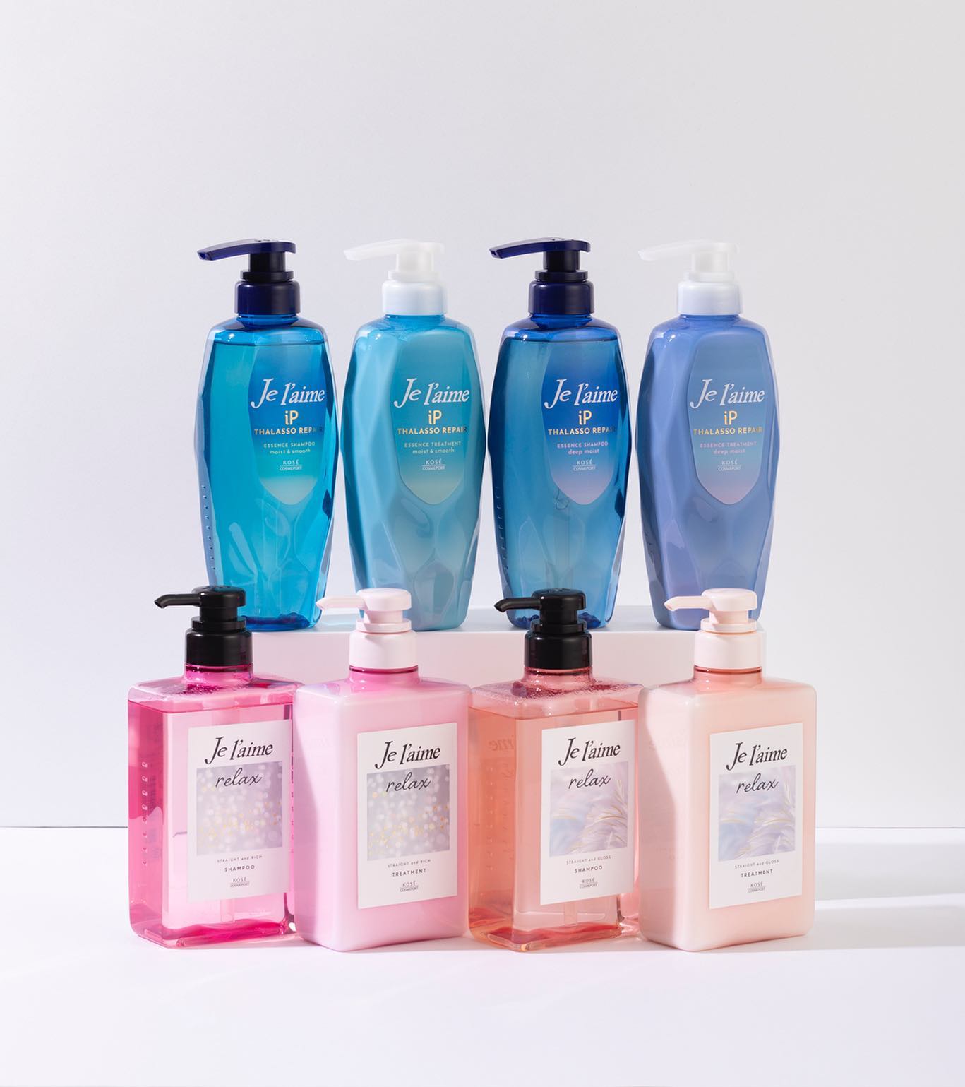 iP タラソリペア 補修美容液シャンプー/補修美容液トリートメント (ディープモイスト)/Je l'aime/市販シャンプーを使ったクチコミ（1枚目）