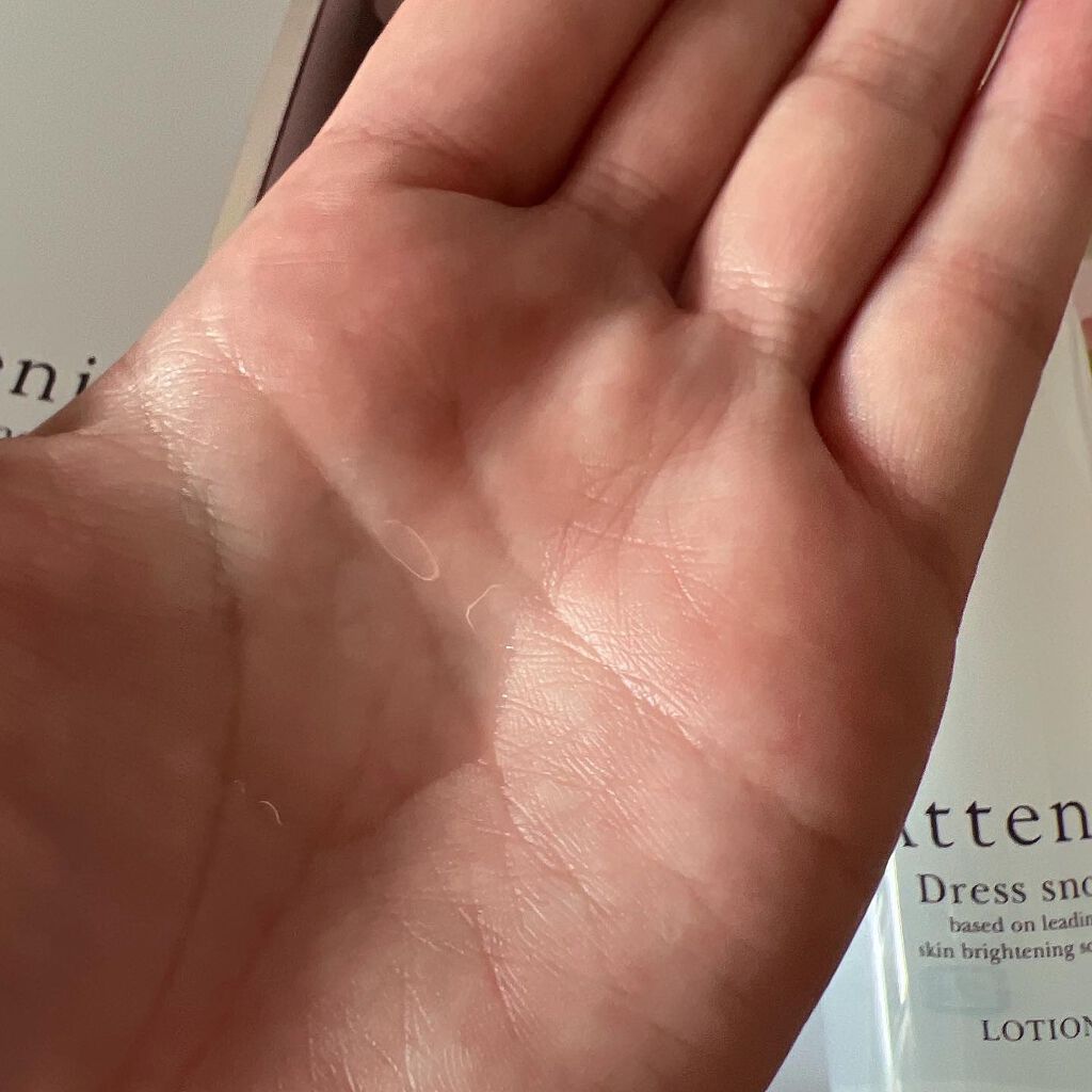 ドレススノー ローション【医薬部外品】 /アテニア/化粧水を使ったクチコミ(4枚目)