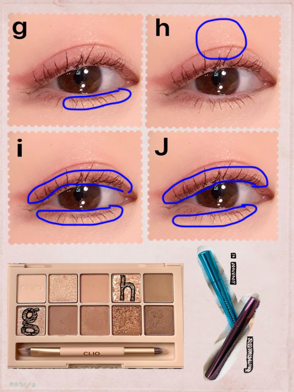 プロ アイ パレット/CLIO/アイシャドウパレットを使ったクチコミ（3枚目）