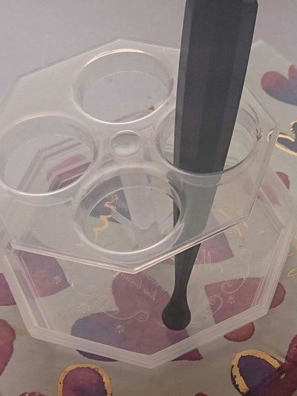 メイクブラシクリーナー/DAISO/その他化粧小物を使ったクチコミ(6枚目)