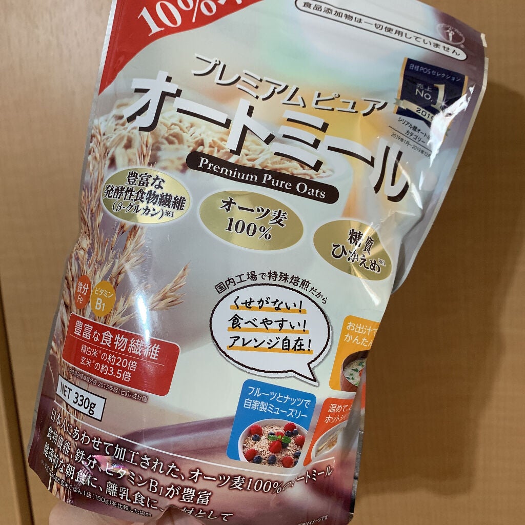 プレミアム ピュア オートミール/ニッショク/オートミールを使ったクチコミ(2枚目)