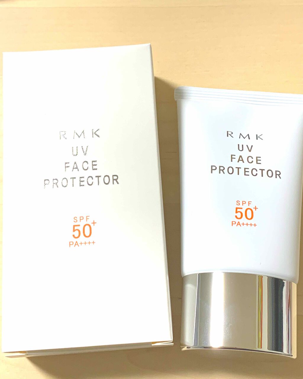 UVフェイスプロテクター50/RMK/日焼け止めクリームを使ったクチコミ(1枚目)