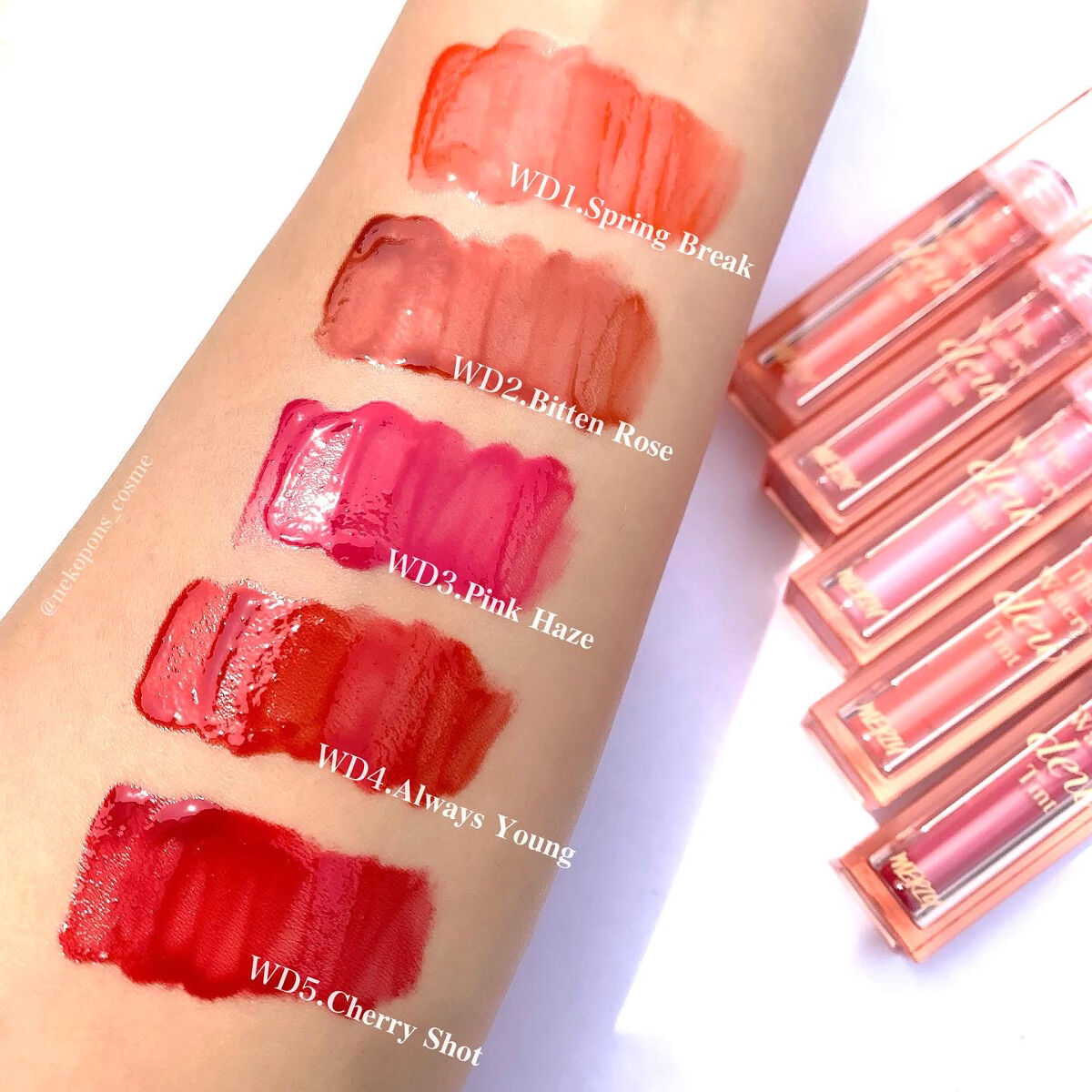 ザ ウォータリーデューティント/MERZY/リップティントを使ったクチコミ（2枚目）