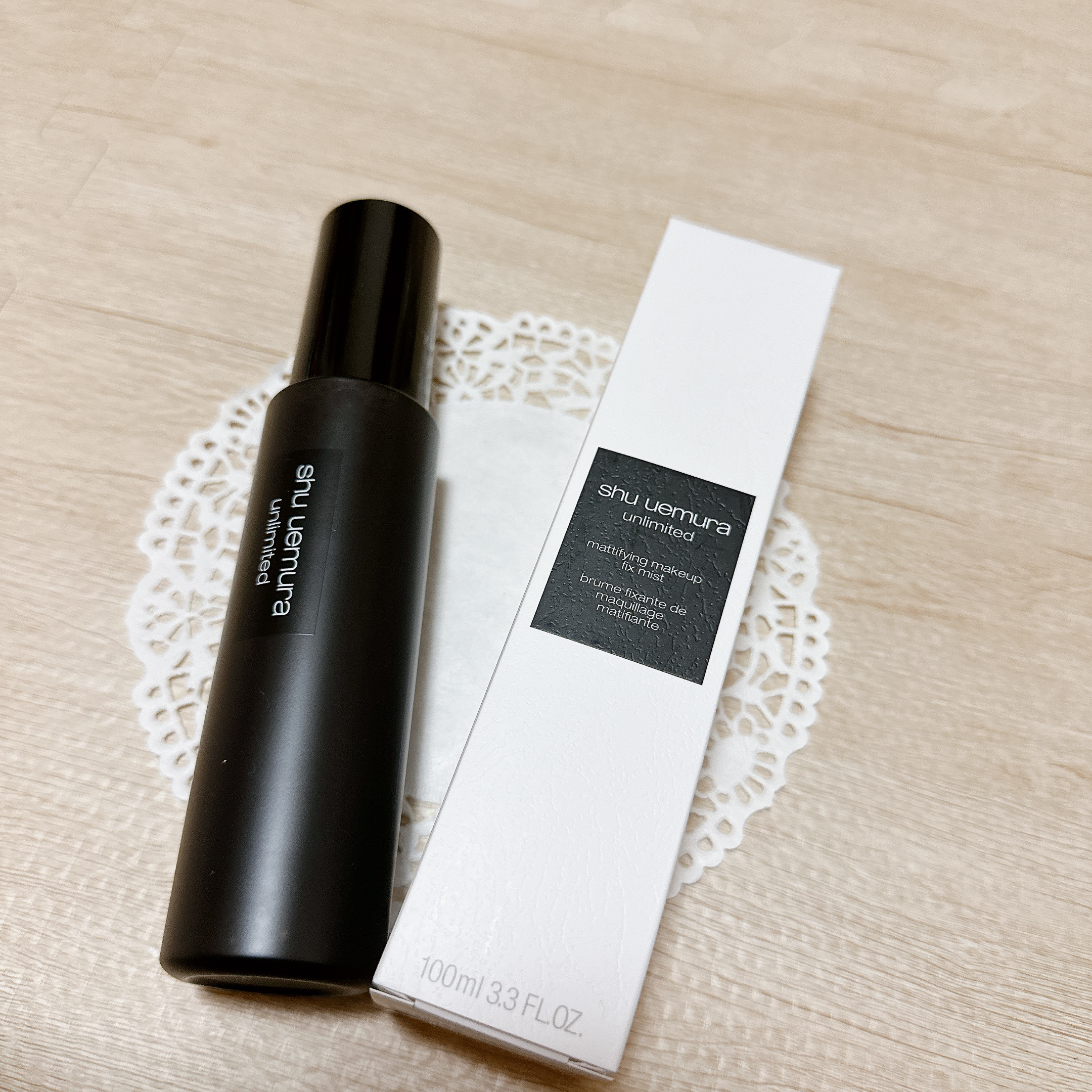 アンリミテッド メイクアップ フィックス ミスト マット ［ヨモギの香り］/shu uemura/フィックスミストを使ったクチコミ（2枚目）
