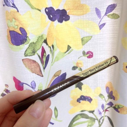 ブラウンアイライナー細芯/CEZANNE/リキッドアイライナーを使ったクチコミ(1枚目)