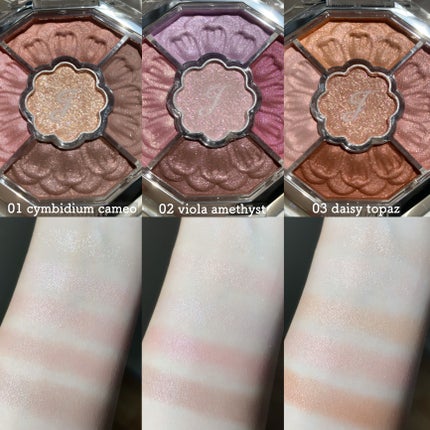 ジルスチュアート ブルームクチュール アイズ ジュエルドブーケ/JILL STUART/アイシャドウパレットを使ったクチコミ(3枚目)