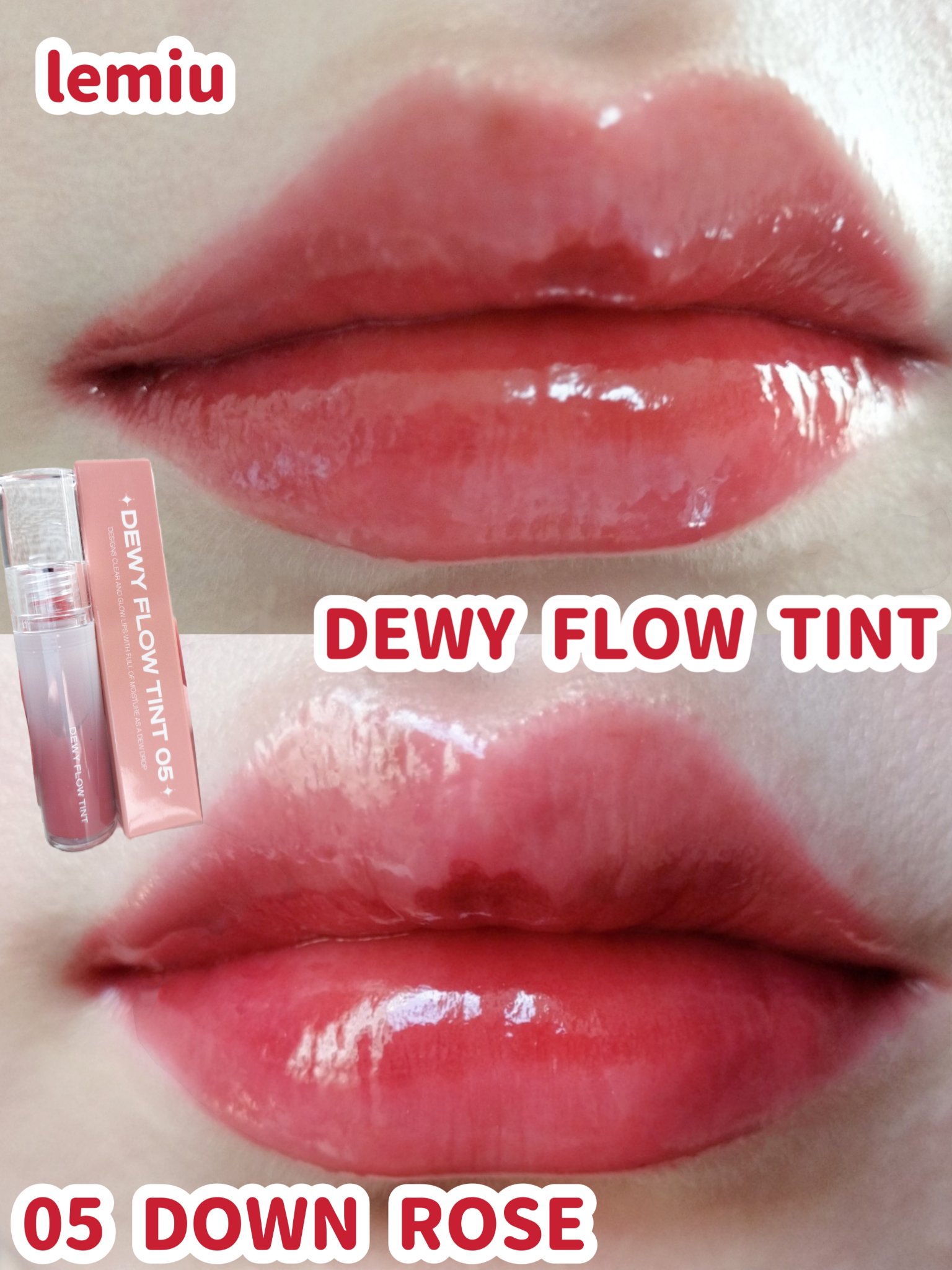 ジューシーラスティングティント/rom&nd/リップティントを使ったクチコミ（1枚目）