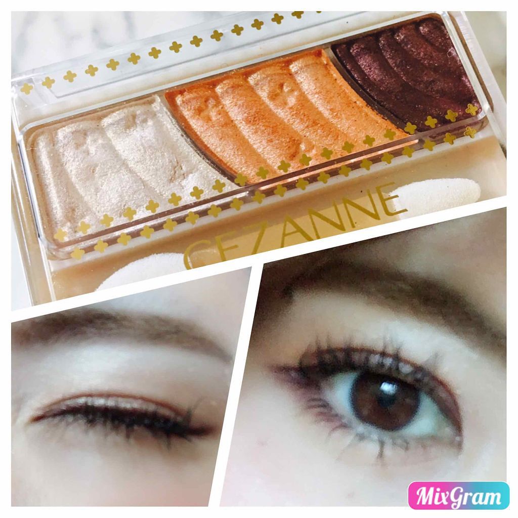 トーンアップアイシャドウ/CEZANNE/アイシャドウパレットを使ったクチコミ(1枚目)