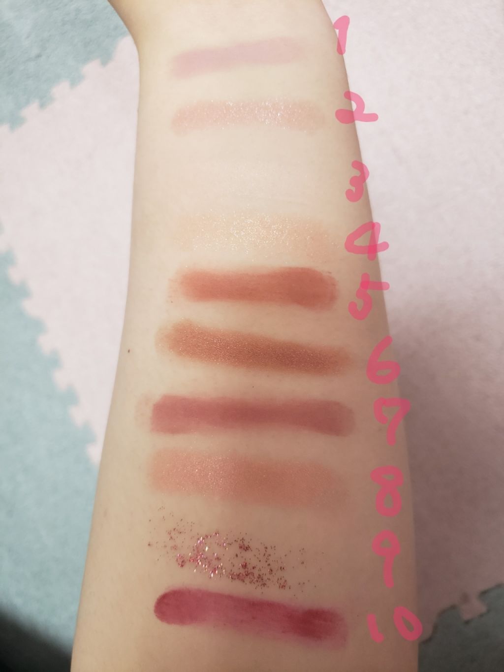 プレイカラーアイパレット ローズボム/ETUDE/アイシャドウパレットを使ったクチコミ（3枚目）