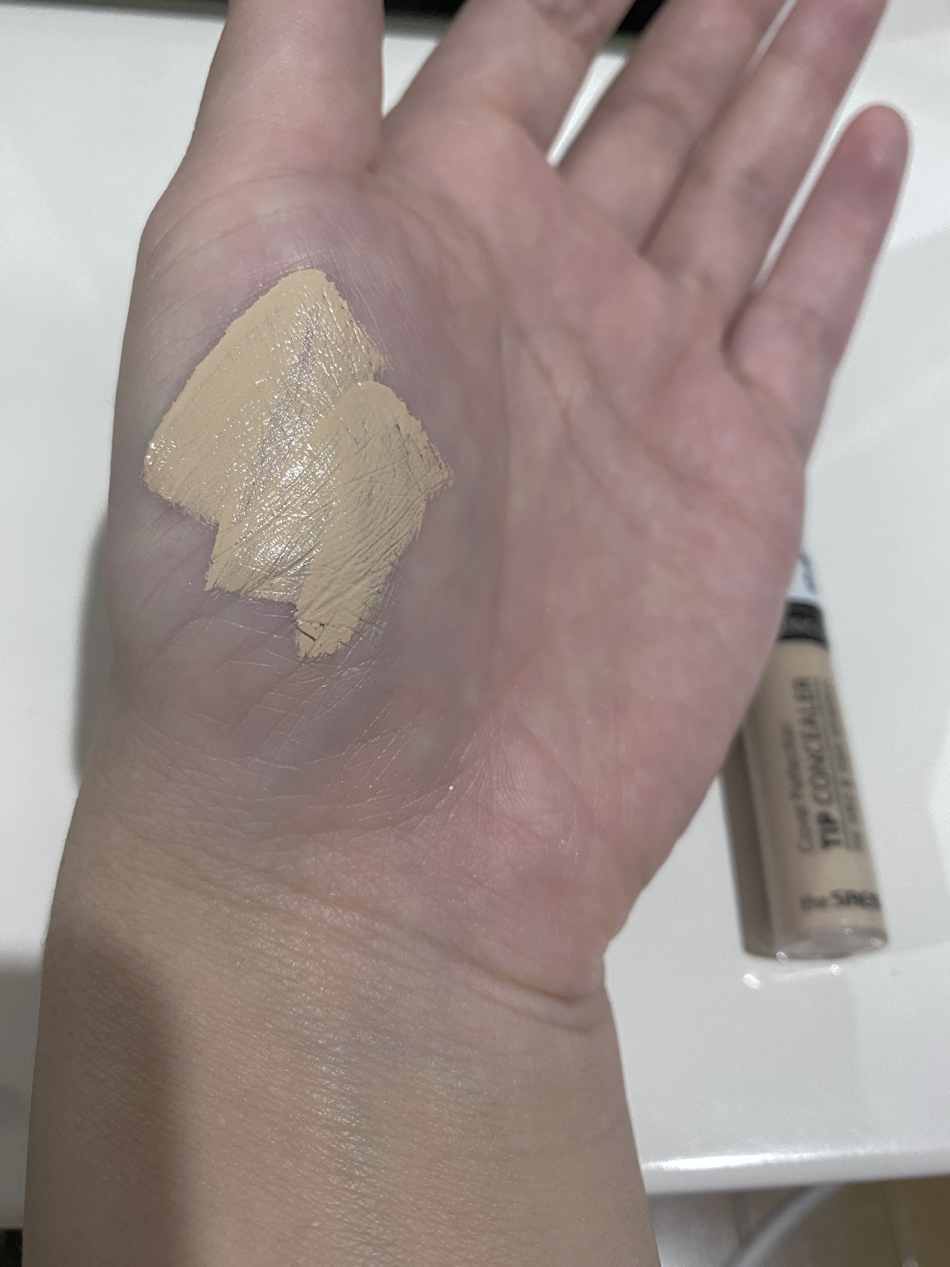 カバーパーフェクション チップコンシーラー 1.25 ライトベージュ/the SAEM/リキッドコンシーラーを使ったクチコミ（2枚目）