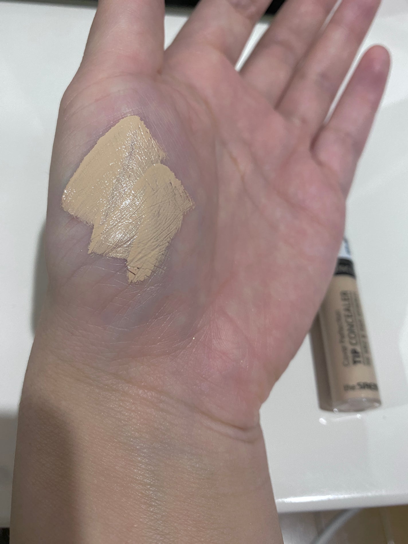 カバーパーフェクション チップコンシーラー/the SAEM/リキッドコンシーラーを使ったクチコミ(2枚目)