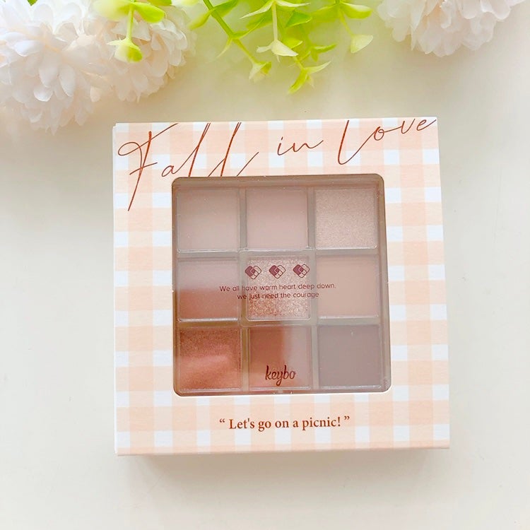 KEYBO FALL IN LOVE SHADOW PALETTE/keybo/アイシャドウパレットを使ったクチコミ(5枚目)