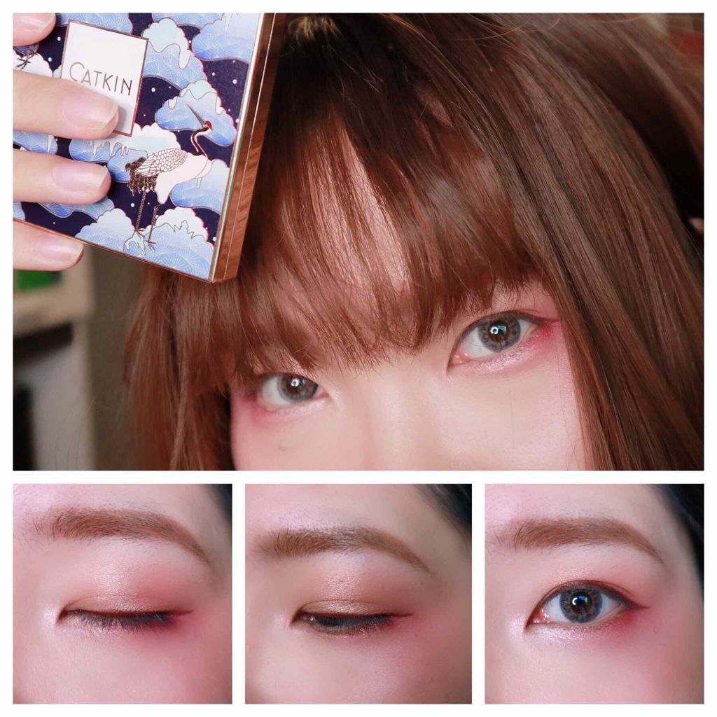 長相思シリーズ 9色アイシャドウパレット/CATKIN/アイシャドウパレットを使ったクチコミ(3枚目)