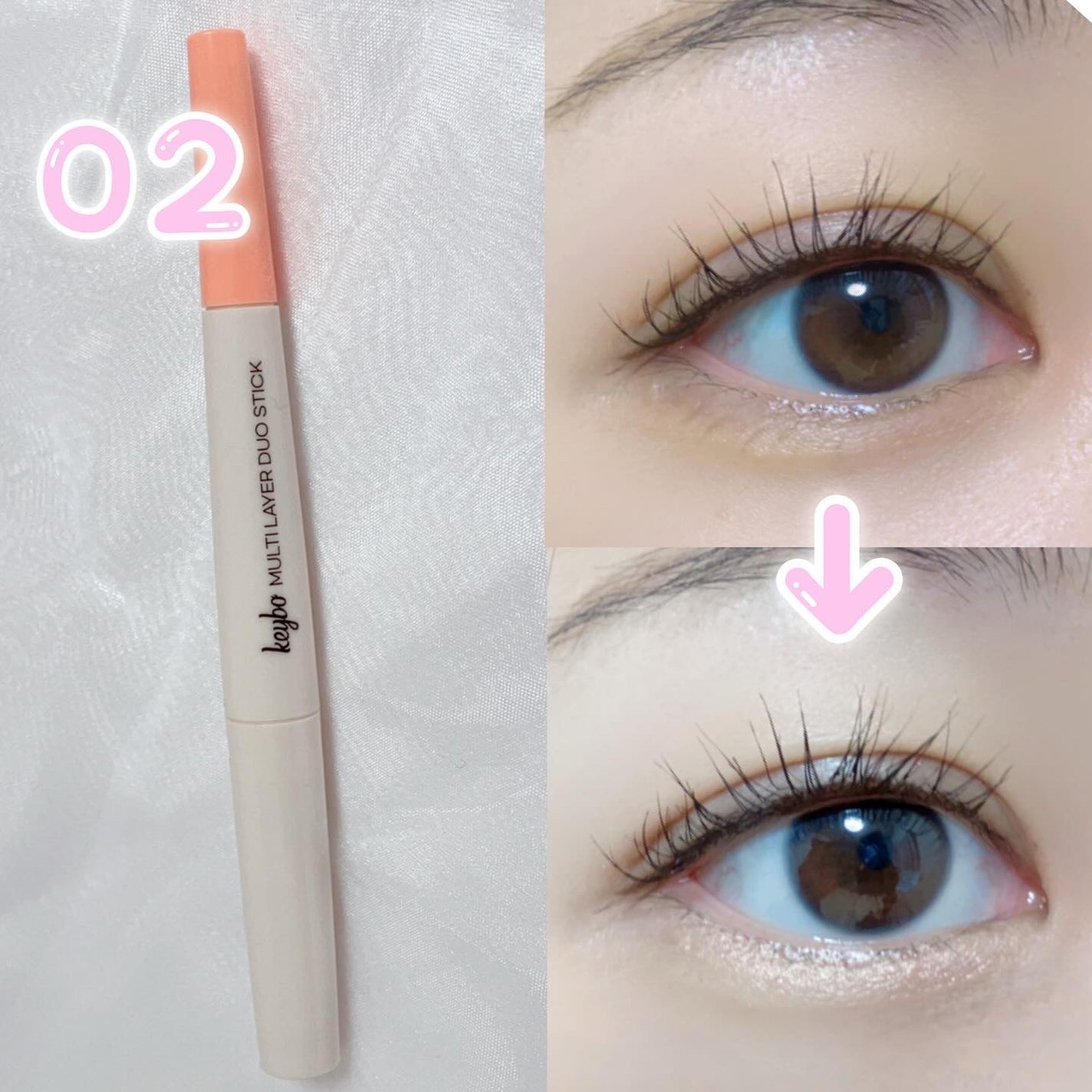 マルチレイヤーデュオスティック/keybo/リップライナーを使ったクチコミ(3枚目)