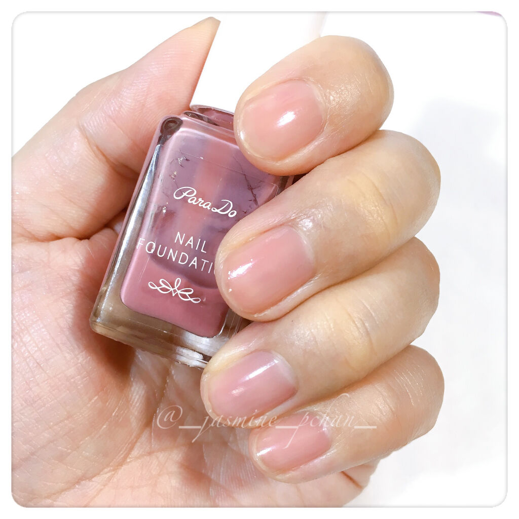 ネイルファンデーション RO01 ローズオークル/パラドゥ/マニキュアを使ったクチコミ（2枚目）