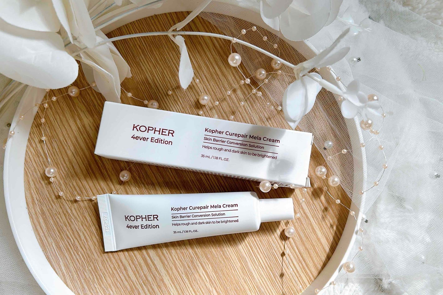 CUREPAIR MELA CREAM /KOPHER/フェイスクリームを使ったクチコミ(7枚目)