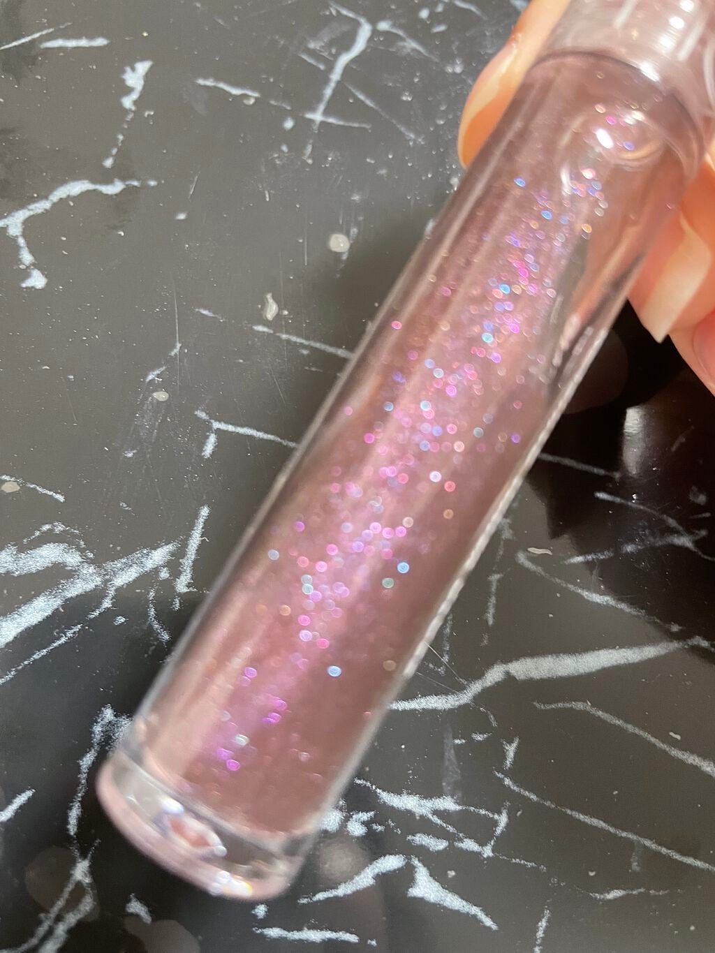 グラスティングウォーターグロス/rom&nd/リップグロスを使ったクチコミ(2枚目)