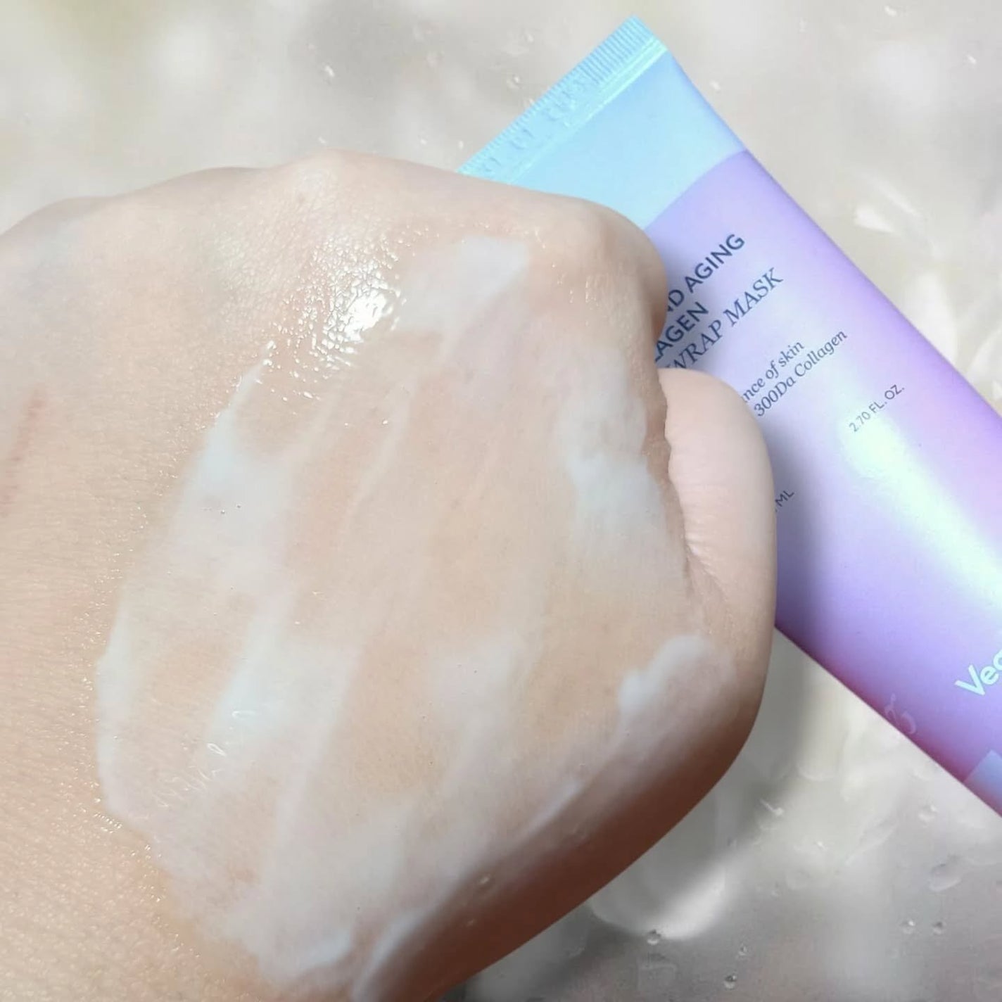 塗るマスクパック低分子コラーゲンマスク /Veganifect/洗い流すパック・マスクを使ったクチコミ(2枚目)