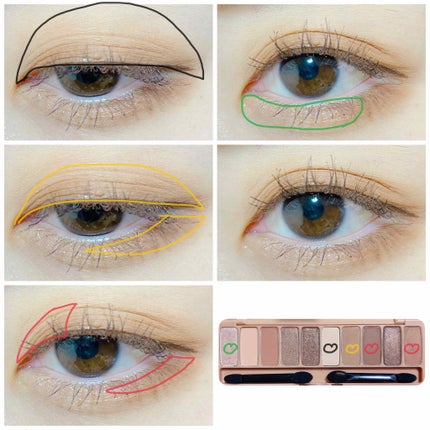 プレイカラー アイシャドウ/ETUDE/アイシャドウパレットを使ったクチコミ(3枚目)