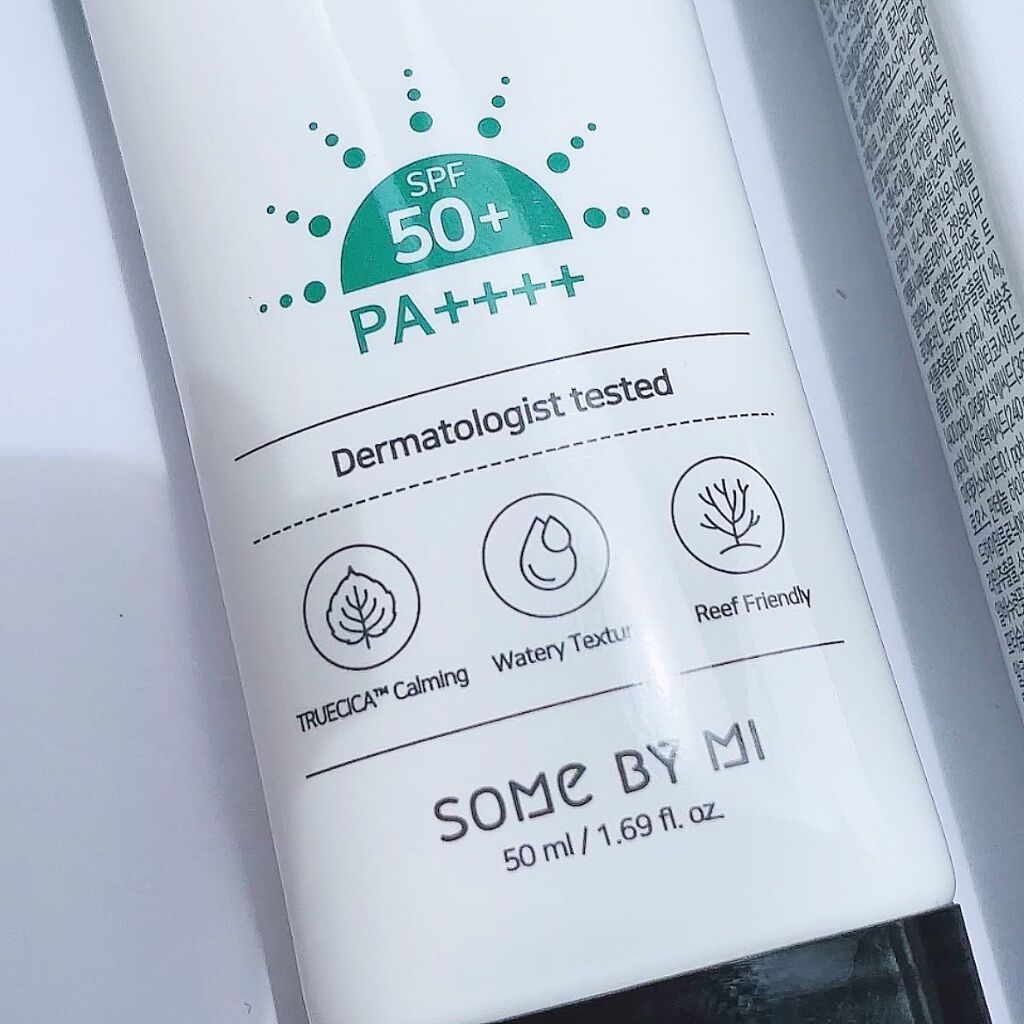 TRUECICA アクアカーミング日焼け止め/SOME BY MI/日焼け止めクリームを使ったクチコミ（2枚目）