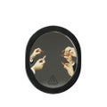 [3CE X TOILETPAPER] 3CE OVAL HAND MIRROR