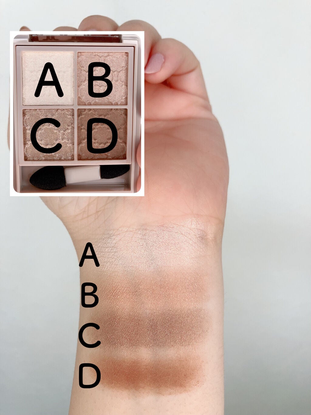 グロッシーリッチ アイズ N/Visée/アイシャドウパレットを使ったクチコミ(3枚目)