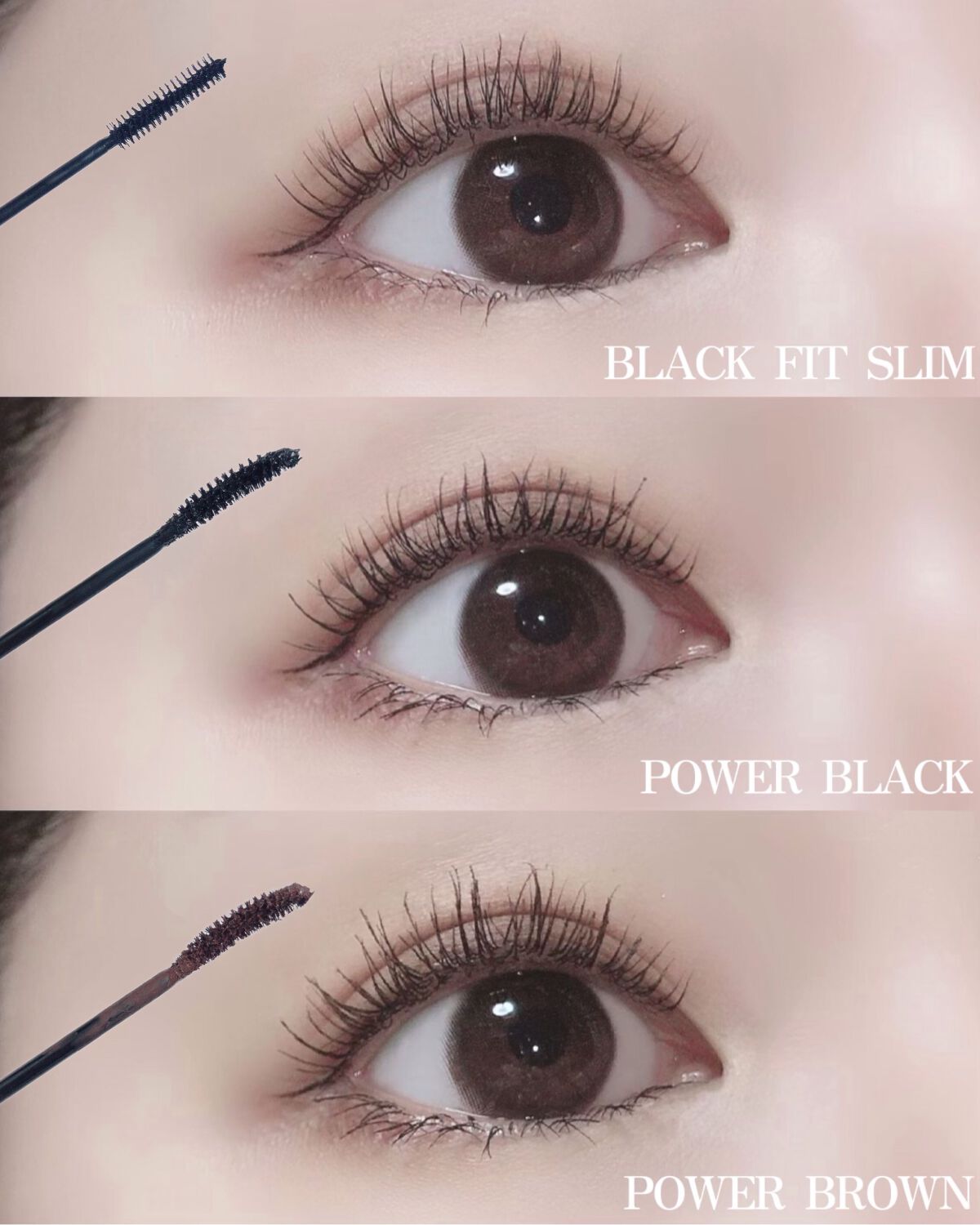 BBIA NEVER DIE MASCARAのクチコミ「しっかりカーリングが魅力の
ネバーダイマスカラ✨

新色ブラウンが加わって全3種類になったんだ.....」（2枚目）