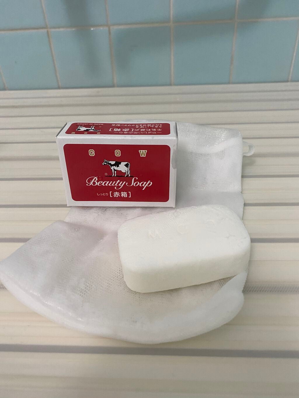 赤箱 (しっとり)/カウブランド/洗顔石鹸を使ったクチコミ(1枚目)