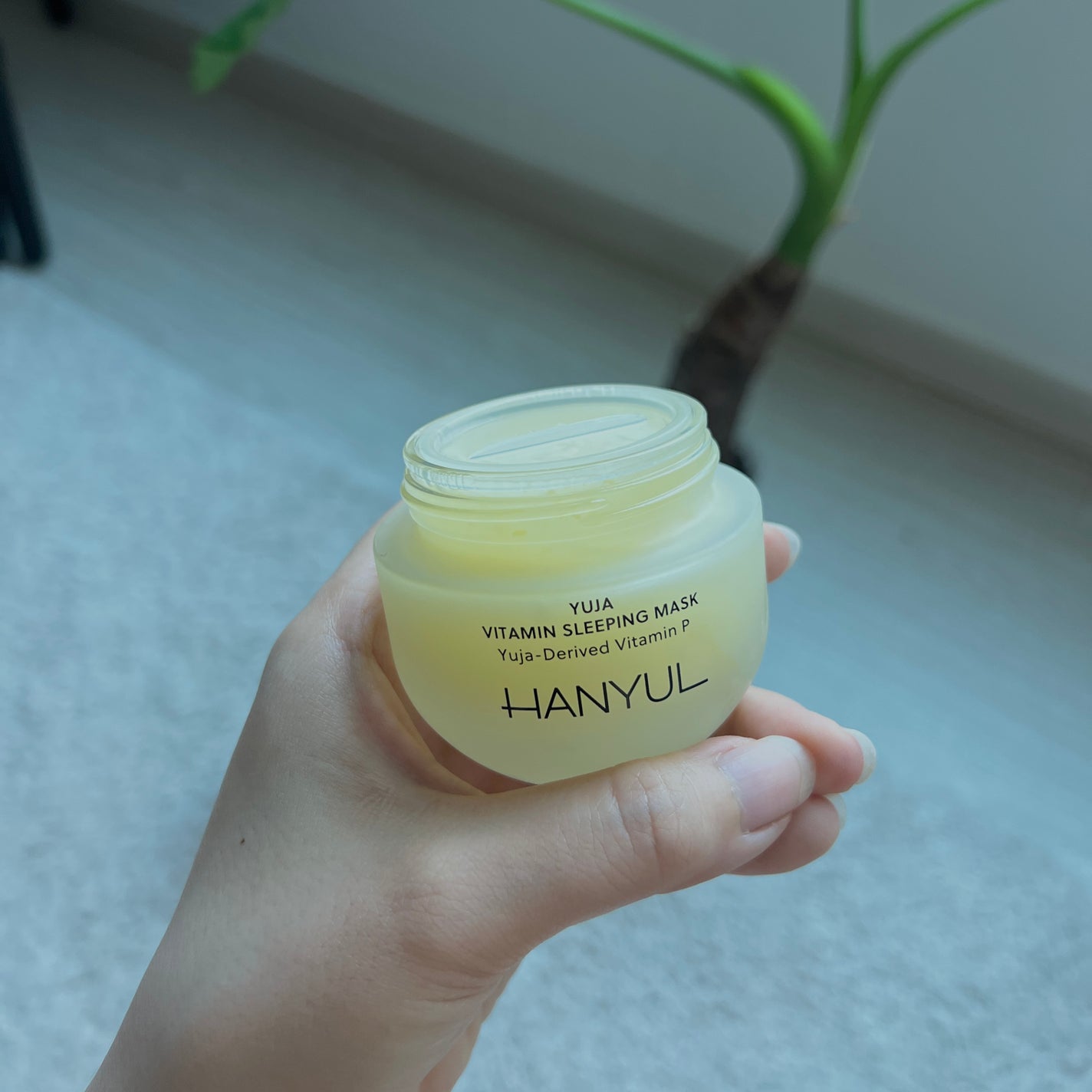 月光ゆず睡眠パック/HANYUL(ハンユル)/フェイスクリームを使ったクチコミ(1枚目)