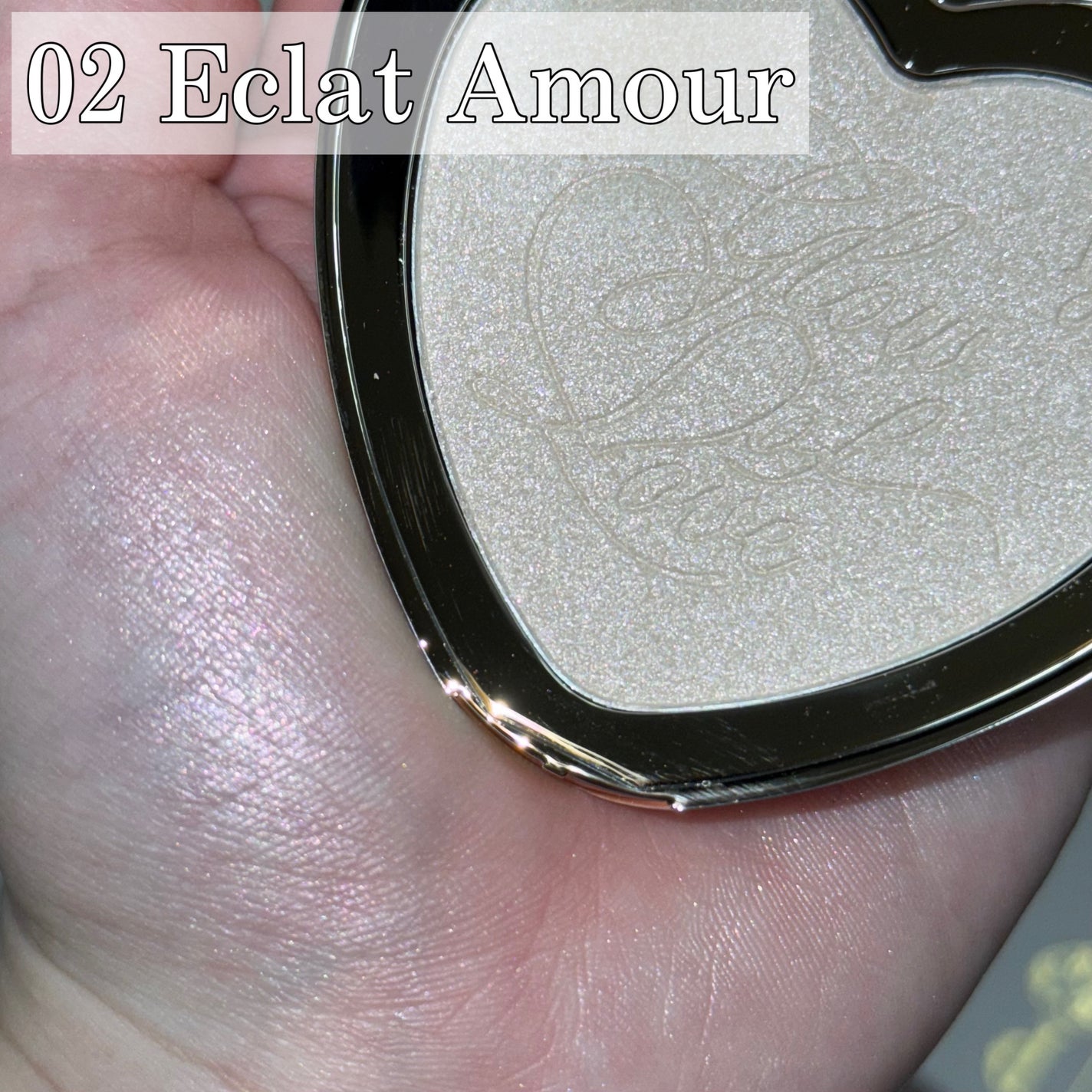 グロウオブラブハイライター/Peony/パウダーハイライトを使ったクチコミ(5枚目)