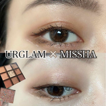 UR GLAM BLOOMING EYE COLOR PALETTE/U R GLAM/アイシャドウパレットを使ったクチコミ(1枚目)