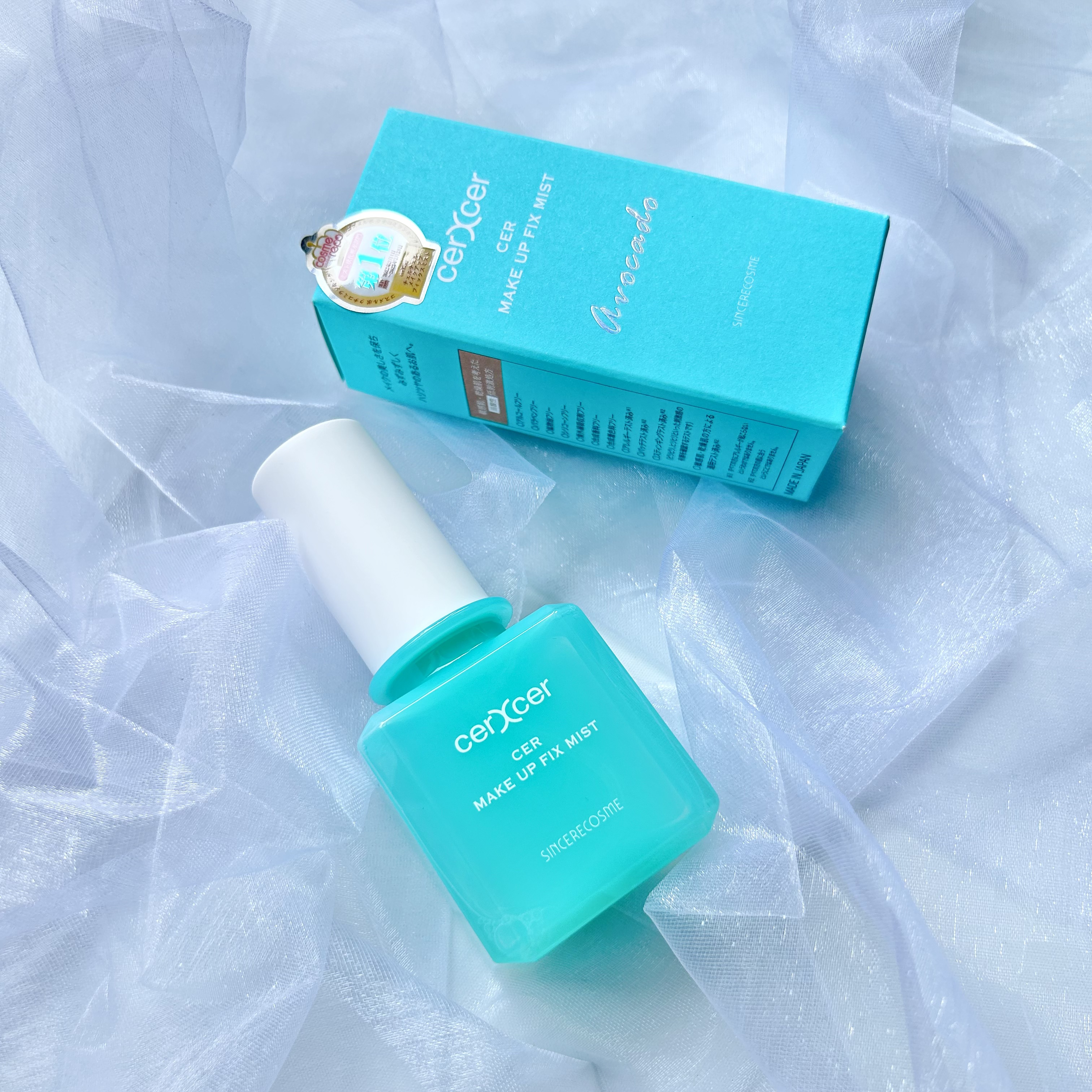 メイクアップフィックスミスト/cerXcer/フィックスミストを使ったクチコミ（2枚目）