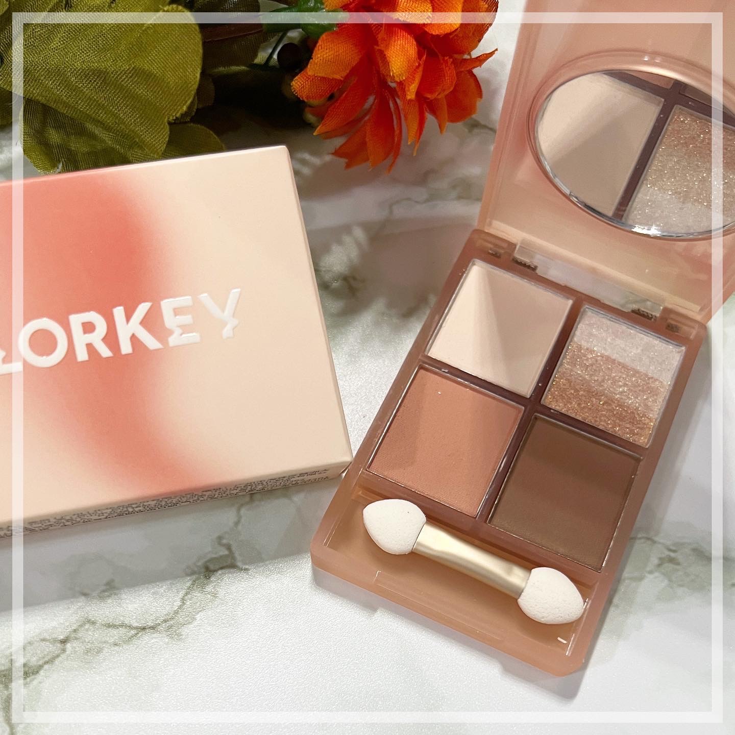 四色アイシャドウパレット 01 サンセット /COLORKEY/アイシャドウパレットを使ったクチコミ（1枚目）