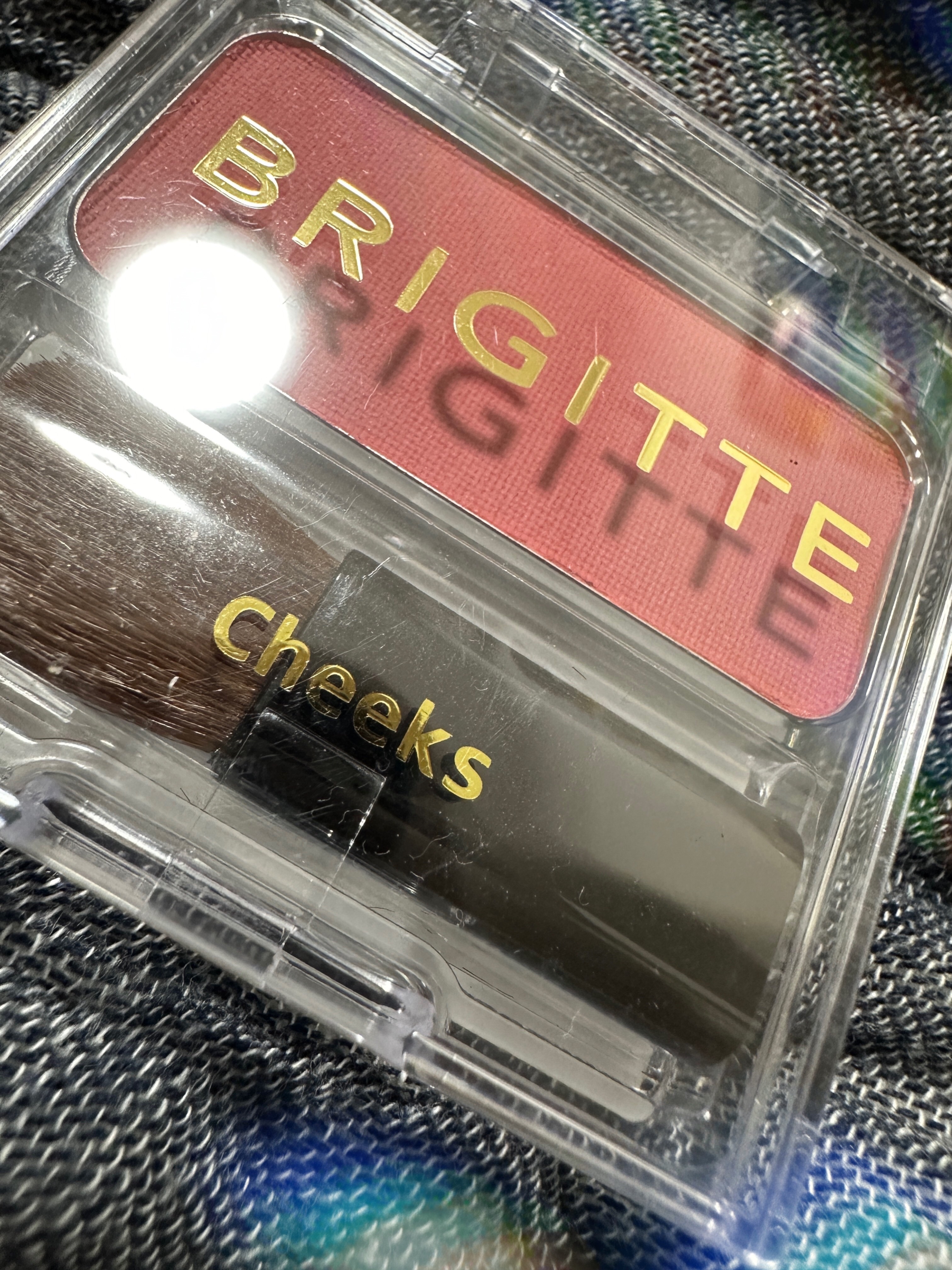 パウダーチーク/BRIGITTE/パウダーチークを使ったクチコミ（1枚目）