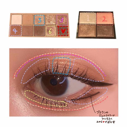 スキニーリッチシャドウ/excel/アイシャドウパレットを使ったクチコミ(2枚目)