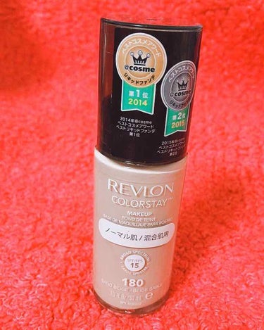 カラーステイ メイクアップ/REVLON/リキッドファンデーションを使ったクチコミ（1枚目）