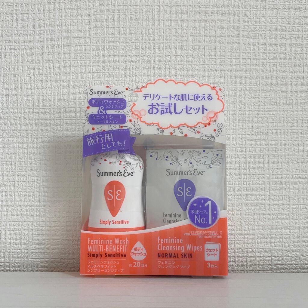 フェミニンクレンジングワイプ ノーマルスキン/Summer's Eve(サマーズイブ)/デリケートゾーンケアを使ったクチコミ(1枚目)