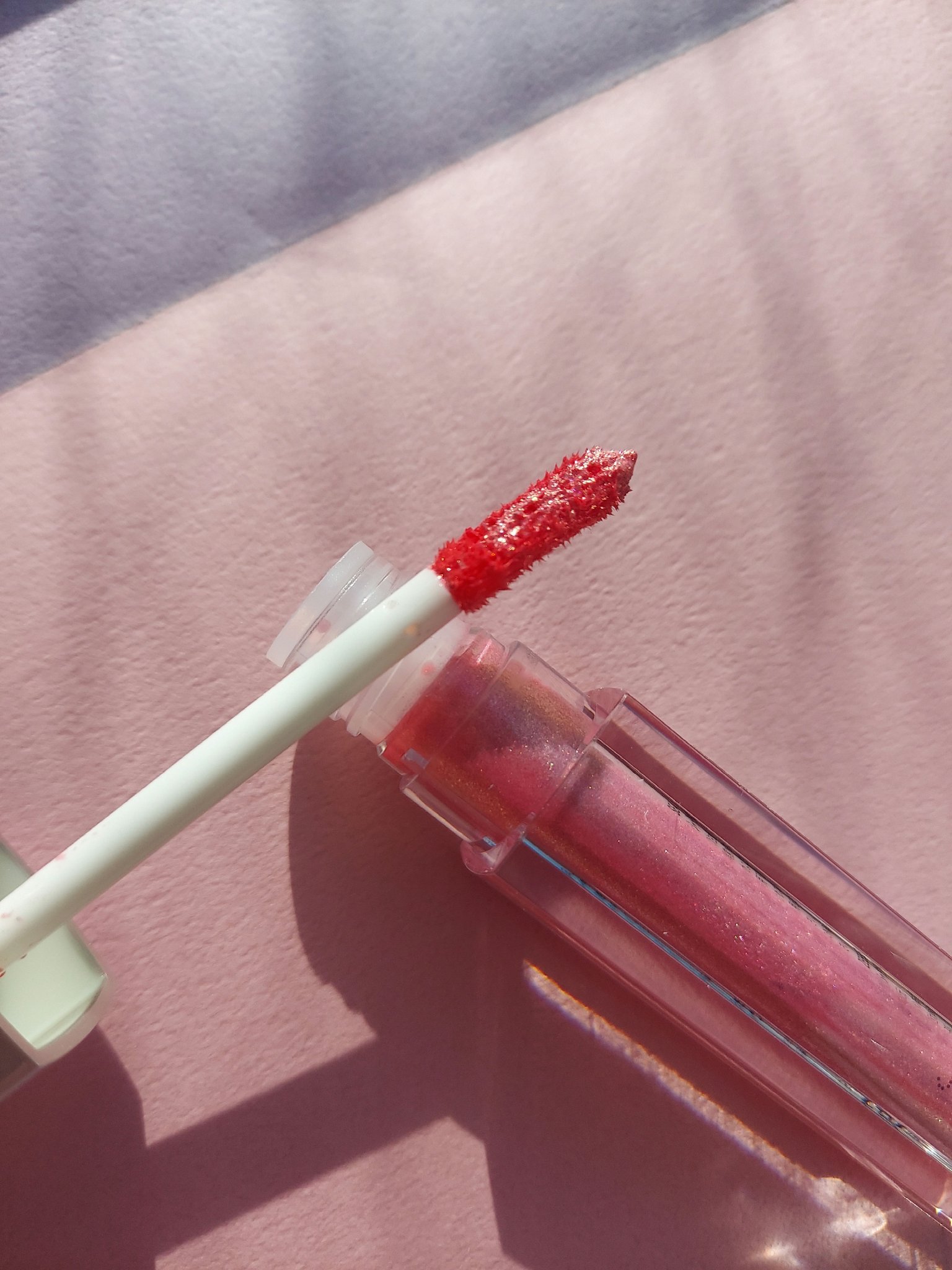 ダイヤモンドシリーズ 星空リキッドアイシャドウ PK 02 桜の雨/ZEESEA/リキッドアイシャドウを使ったクチコミ（3枚目）