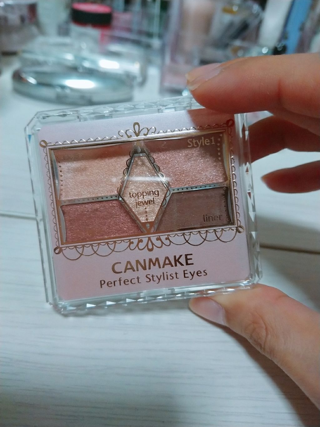 【旧品】パーフェクトスタイリストアイズ/キャンメイク/アイシャドウパレットを使ったクチコミ（1枚目）