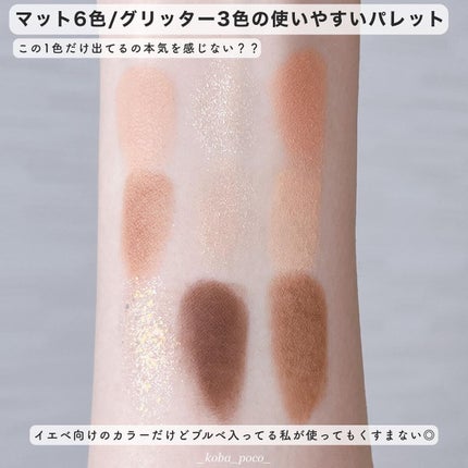 マルチユースシャドウパレット/RULIDIA/アイシャドウパレットを使ったクチコミ(2枚目)