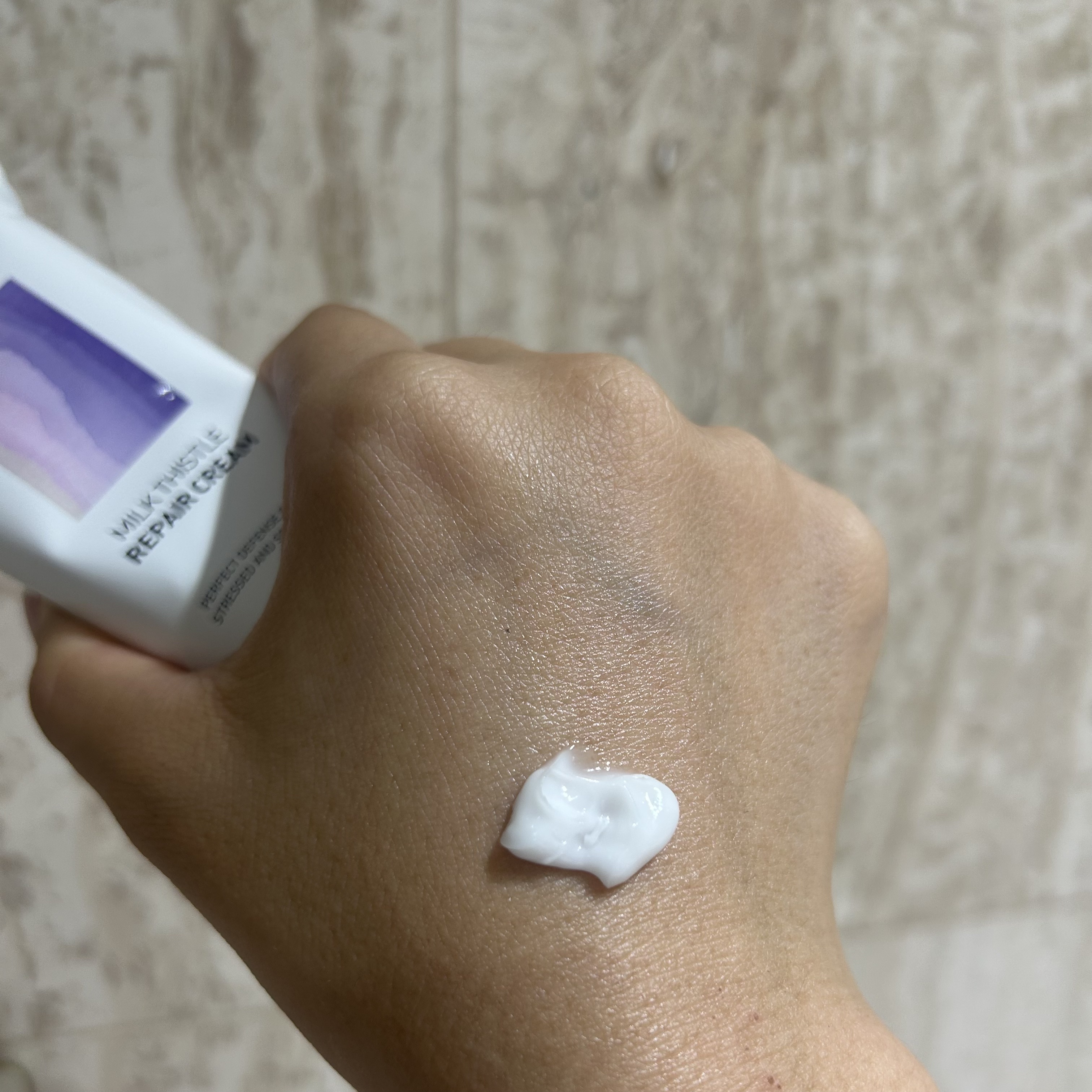 ミルクシスル リペアクリーム/BANOBAGI/フェイスクリームを使ったクチコミ（2枚目）